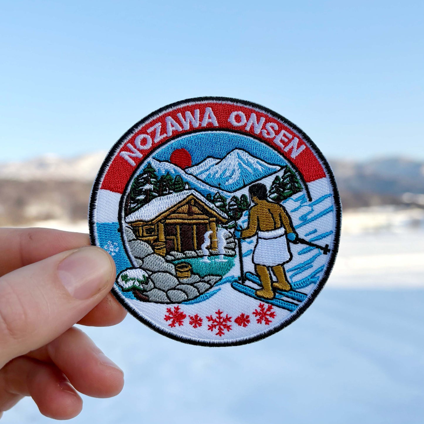 Nozawa Onsen Patch - 8cm